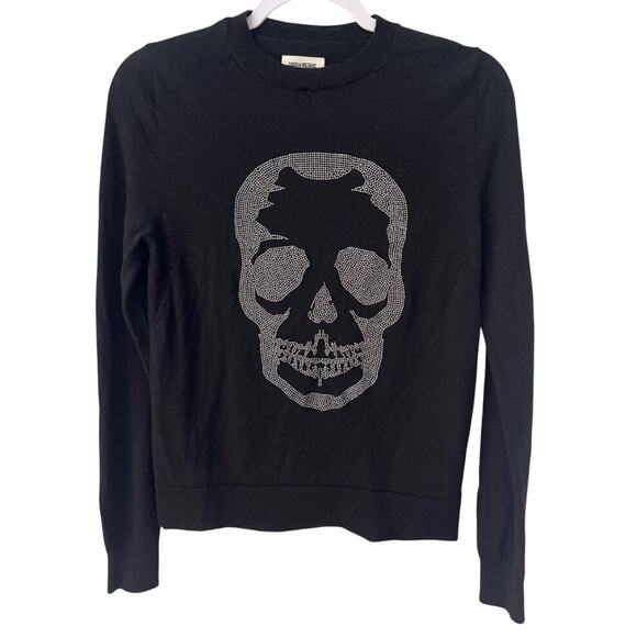 🖤 NWT Zadig & Voltaire Skull Sweater - XS Women’s - Picture 1 of 4